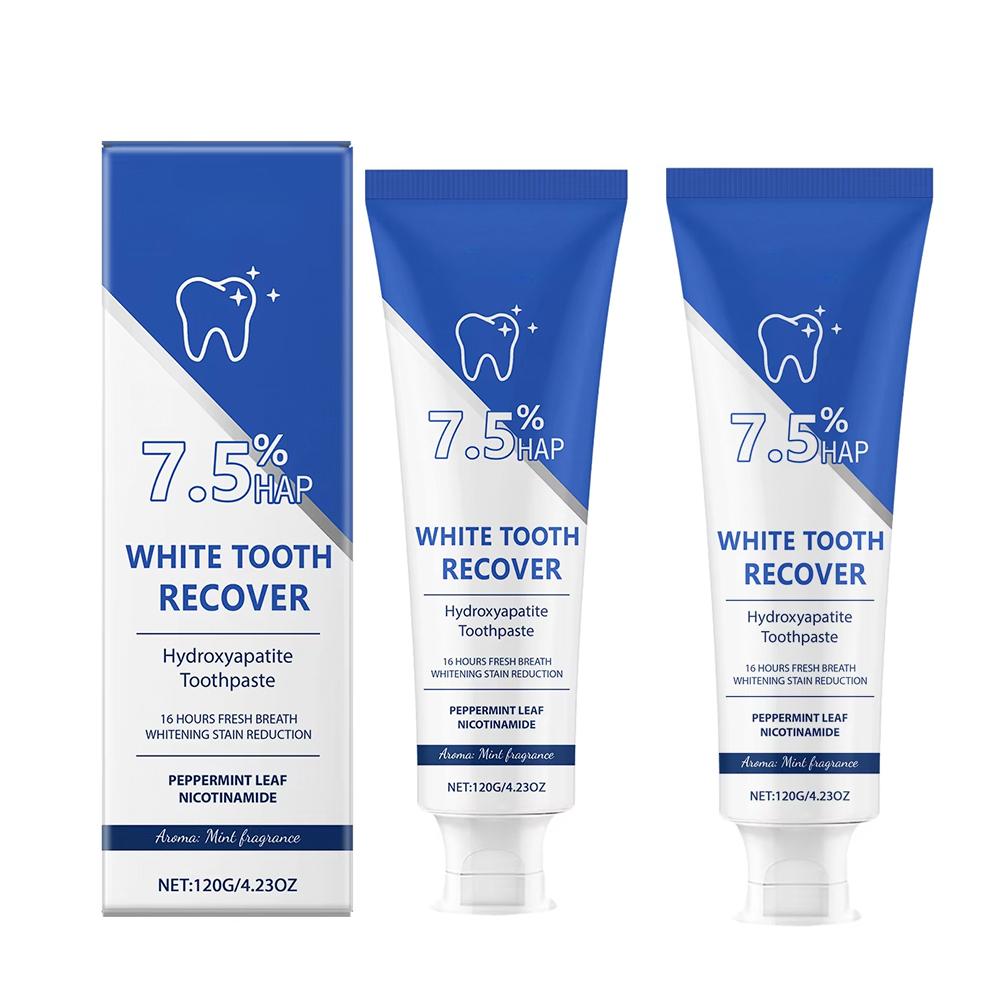 Hydroxyapatite Toothpaste Tooth Whiten Reduce Plaque Anti Decay Protect Teeth Dental Bleach Fresh Breath Gum Repair Toothpaste