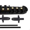 Guitar Replacement Parts Set, Locking Bridge Tailpiece Roller, Saddle Kits, for