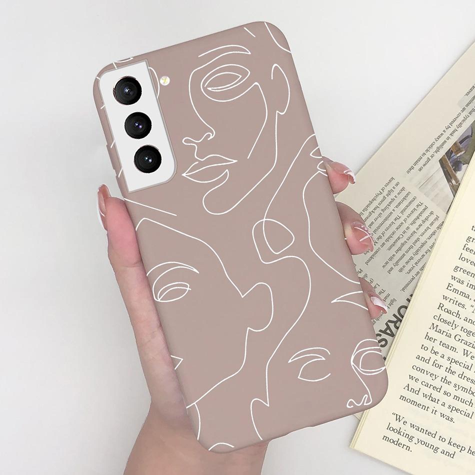 For Samsung Galaxy S21 Plus Ultra FE 5G Case Cute Painted Silicone Soft Protective Phone Cover for SamsungS21 S 21 FE Plus Ultra