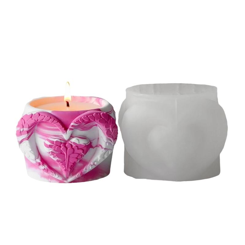 

Multifuntional Craft Silicone Mold Heart Shape Storage Bowl Moulds Suitable for Making Resin or Plaster Candle Holders 1