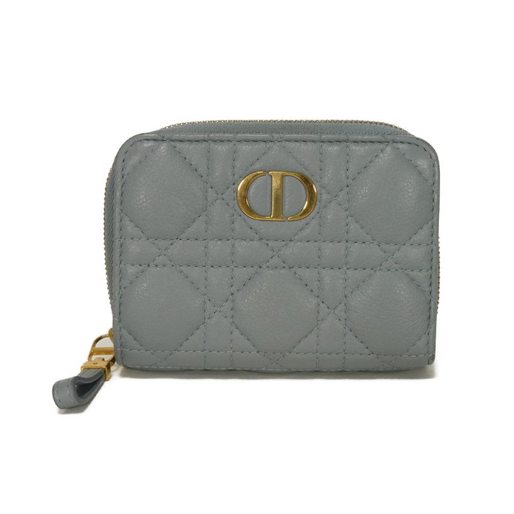 Used Caro Scarlet Wallet (S5032UWHC_M81B) 7941 Current CD Logo Stitched Bifold Cannage Cloud Blue (10656) from Japan