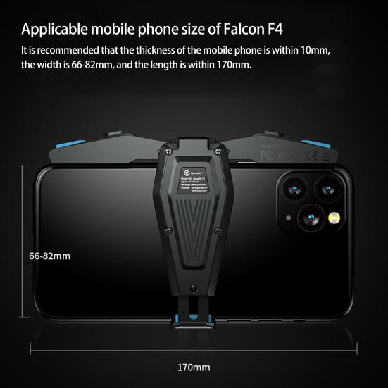 1 Set Mobile Game Handle Gamepad Joystick Triggers Button Foldable Plug and Play Auxiliary Gaming Controller for IOS for Android Phone