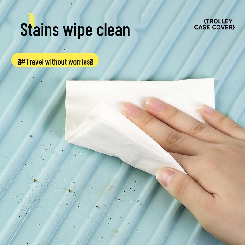 Four Thousand Miles Transparent Luggage Cover