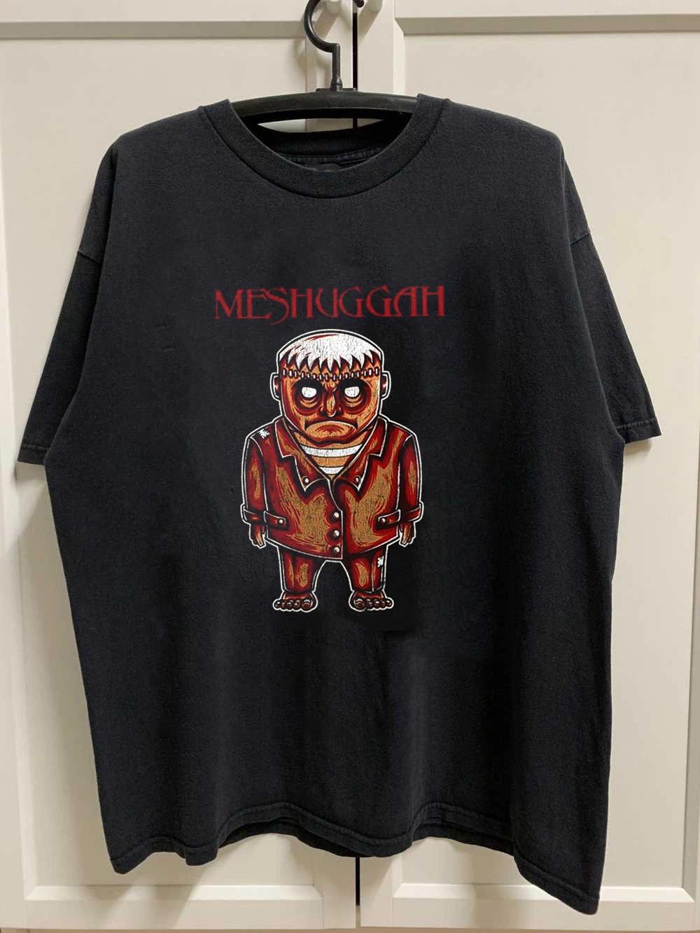 Rare Meshuggah Band Short Sleeve Shirt Unisex S to 5XL OT112 S