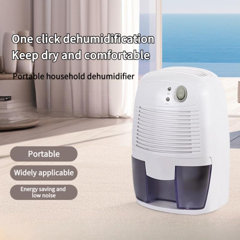 500ML household mini air dehumidifier semiconductor air dryer moisture absorber bedroom office silent electric air dehumidifier.