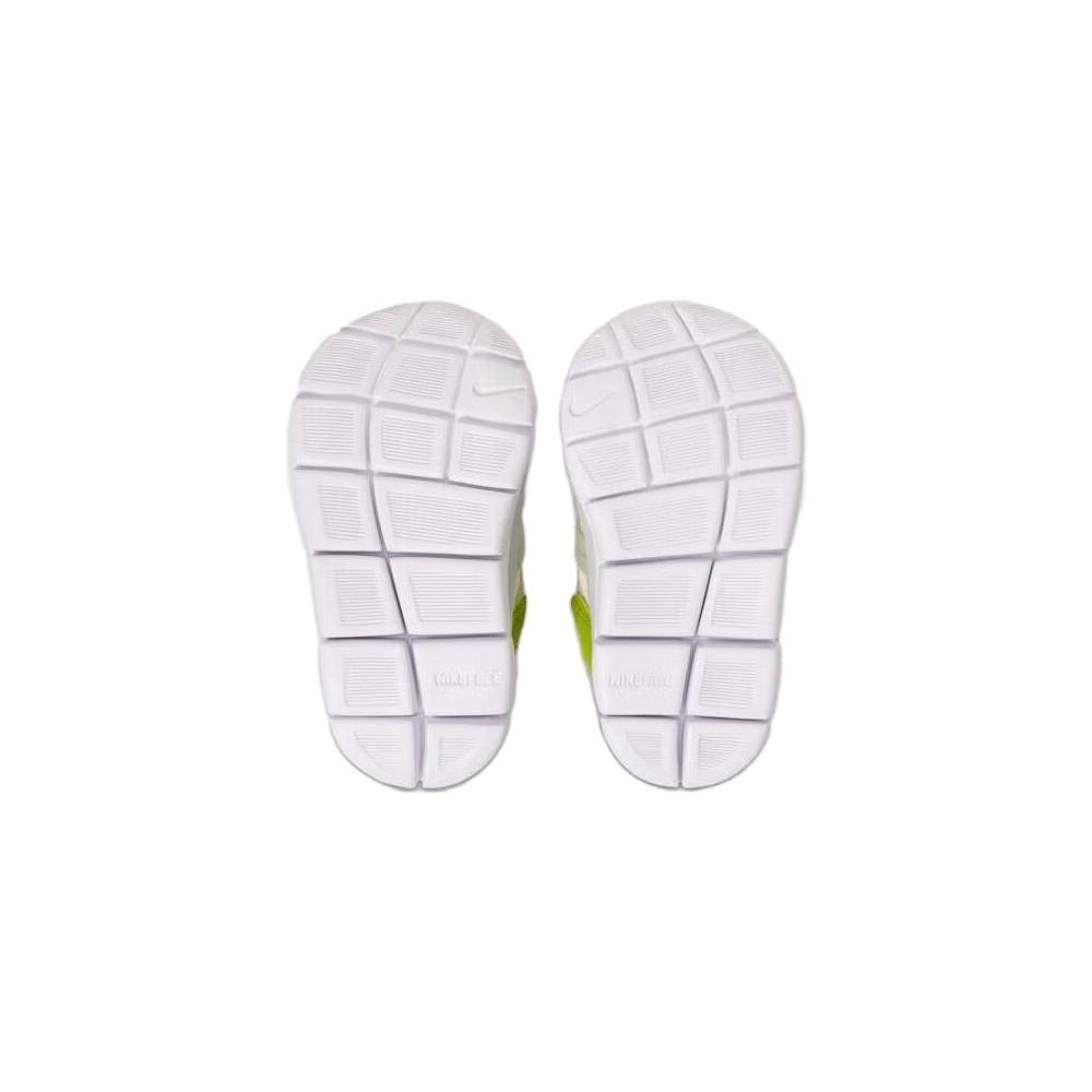 Nike Dynamo Free TD Synthetic Leather Slip Resistant Anti Kick Low top Baby & Toddler Shoes Gray Green FN3693-180
