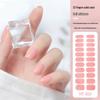 22-Finger Cross-Border Color Block Nail Stickers - No-Bake Gel Full Cover