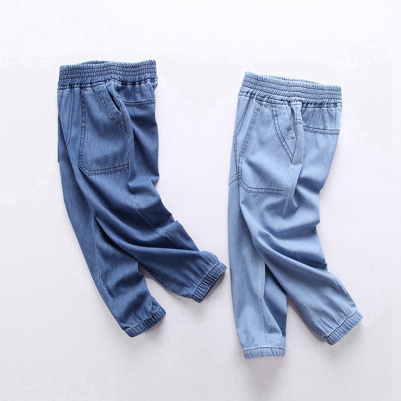 3-14 Jahre Kinder Freizeithose Blaue Jeans