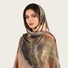 A217 Premium Watercolor Silk-Cotton Long Scarf & Turkish Headscarf