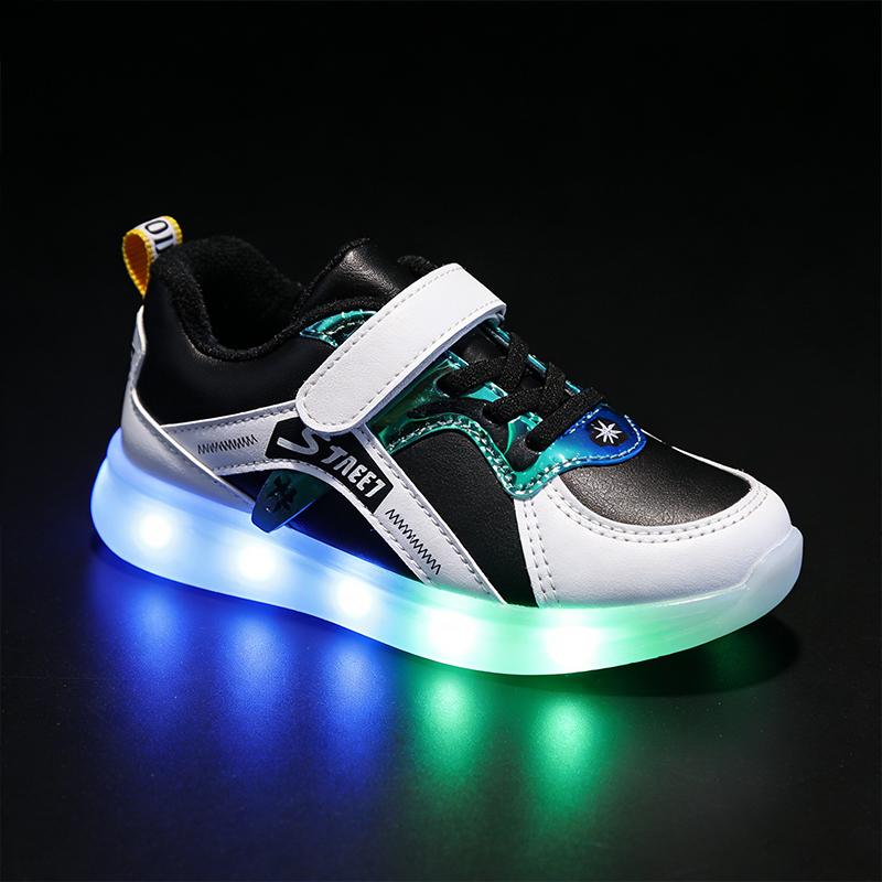 Glow-in-the-Dark Shoes, Children's Boys' Girls' Student Unisex Night Light Dance Shoes, Fashion Kids' Shoes