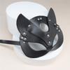Máscara de Gato de Cuero para Hombre Cosplay Anime BDSM Halloween Máscara Vegana Hombre Sexy Fiesta Rave Punk Fetichismo Steampunk Máscara de Baile de Máscaras Carnaval