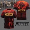 Accept US Tour 2026 With Schedule 3d T-shirt S To 5XL 2F1353