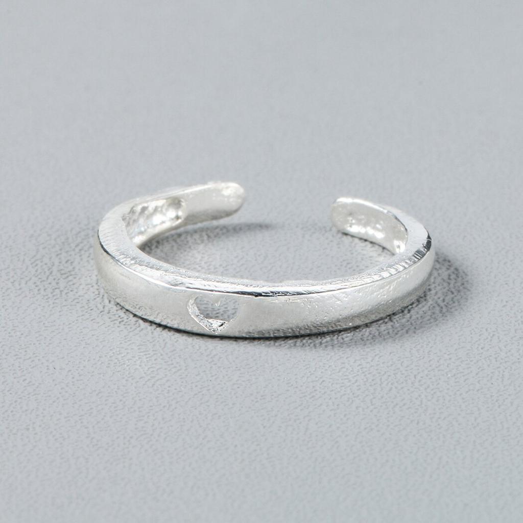 Cxwind Mode Hohl Herzförmiger Ring Ehering Damen Verlobungsringe Charme Knöchel Schmuck Femme Party Geschenk