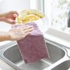 Super Absorbent Microfiber Kitchen Dish Cloth High-efficiency Tableware Household Cleaning Towel Kitchen Tools
