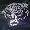 28X28Cm Powerful Tiger Head Motorcycle Vinyl Decal Car Sticker Personality