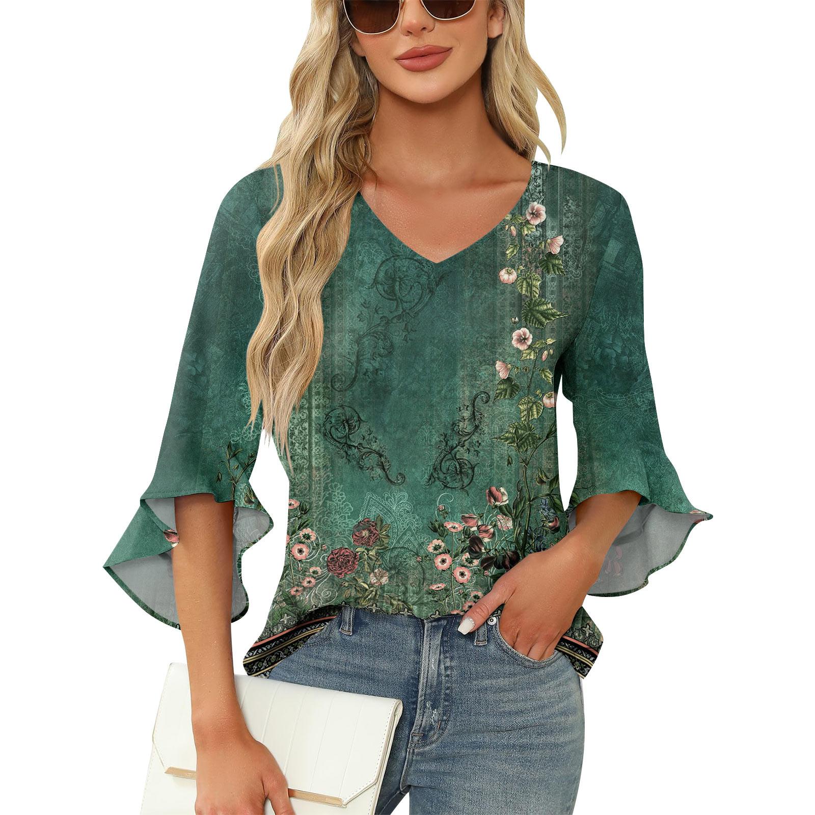 

Женские летние топы, повседневные, с оборками, коротким рукавом, круглым вырезом, свободные, плиссированные футболки M