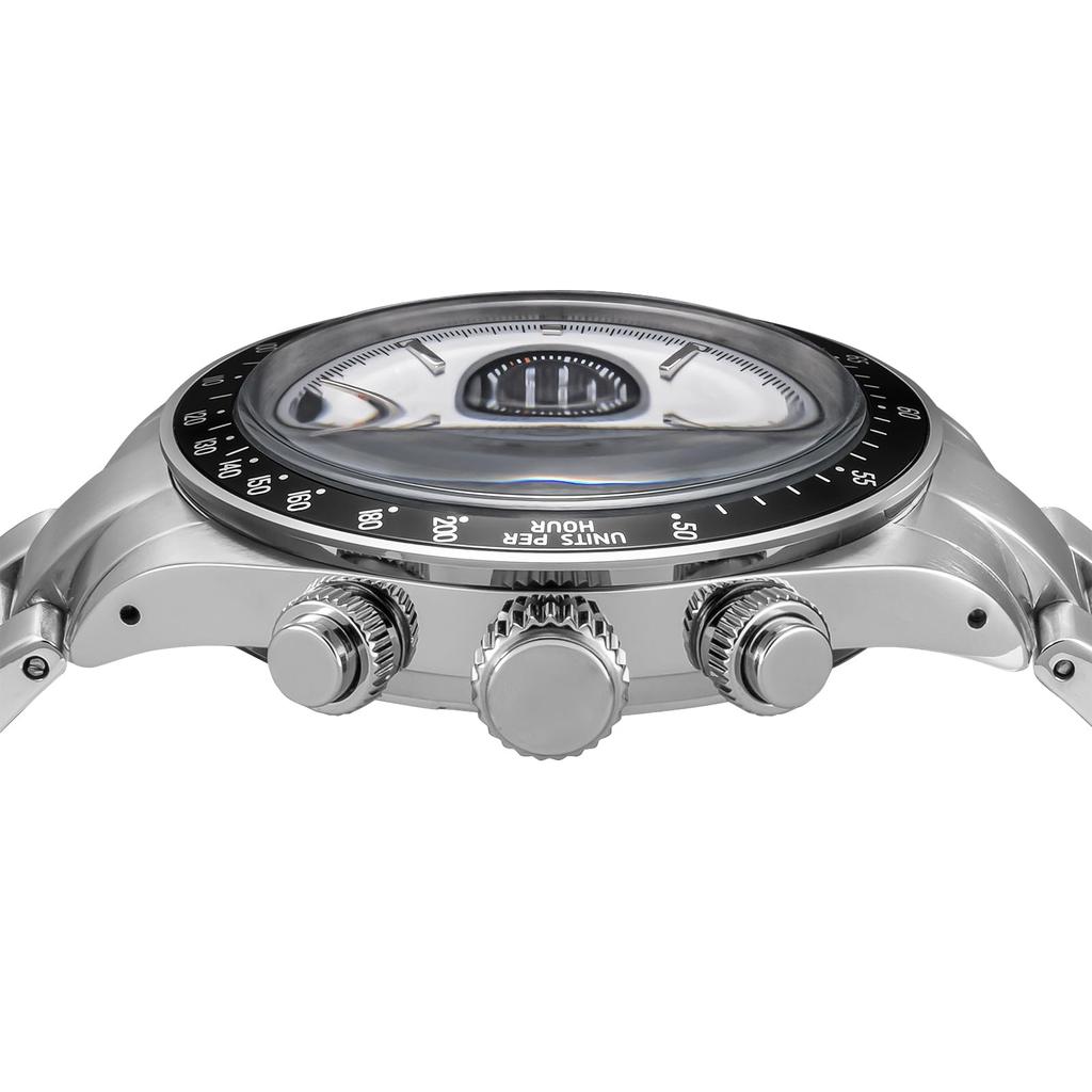 MF Ghost Collaboration Watch 2026 Edition Michael Beckenbauer Porsche 718 Cayman S Model Solar 10 ATM Water Resistant Mineral Glass White Dial
