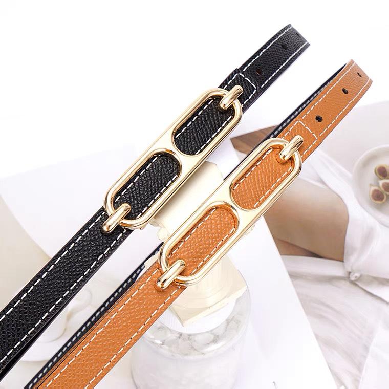 Cinturón Fino de Doble Cara para Mujer - Accesorio Versátil de Verano para Vestidos, Trajes y Camisas