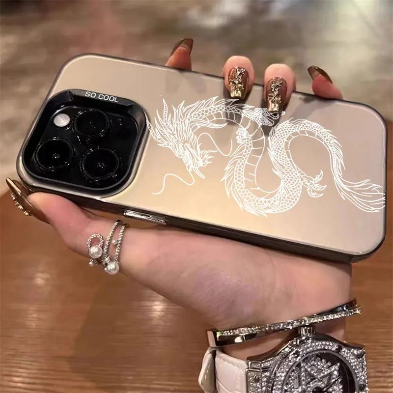 Luxury Cool Dragon Totem IMD Phone Case For  14 Cases  11 Lite 5G 13T 13 12T 12X 12 Poco X6 X5 F5 M6 Pro Hard Cover