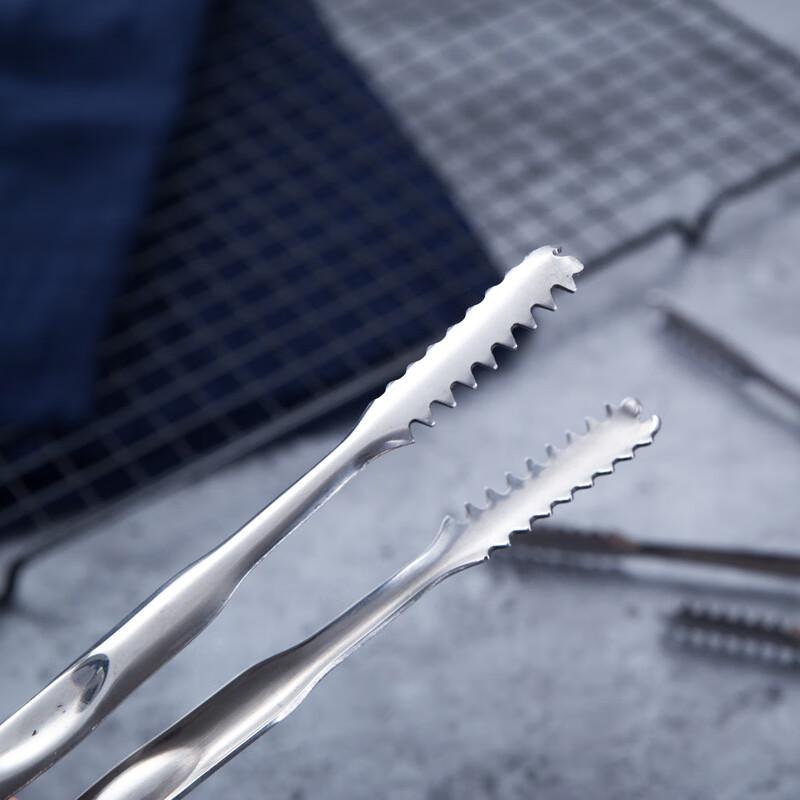 

ZISIZ Thickened Stainless Steel Ice/Sugar Tongs (10-Pack)