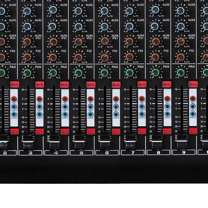 Runpu Professional 12-Channel Analog Audio Mixer (CN version)