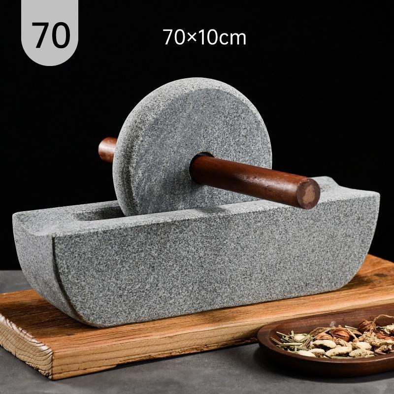 Home Chinesischen Stil Mühle Grinder Set Brecher Roller Tee Tablett Gewürz Mühlen Traditionelle Chinesische Medizin Schleifen Maschine Dekor