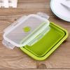 800ml Silicone Collapsible Portable Lunchbox Bowl Folding Food Storage Container