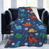 Cartoon Dinosaur Flannel Blanket Digital Printing Nap Gift Blanket Fleece Blanket