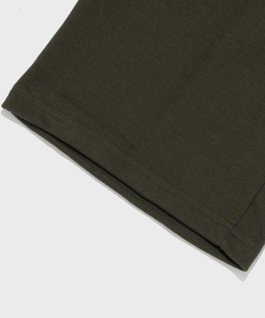 CARGOBROS Lettering Semi-Wide Sweatpants (Khaki)