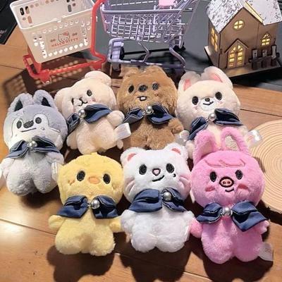 Stray Kids Magic Academy Peluche Portachiavi Figura Ciondolo Portachiavi Fascino Portachiavi Decorazione Borsa