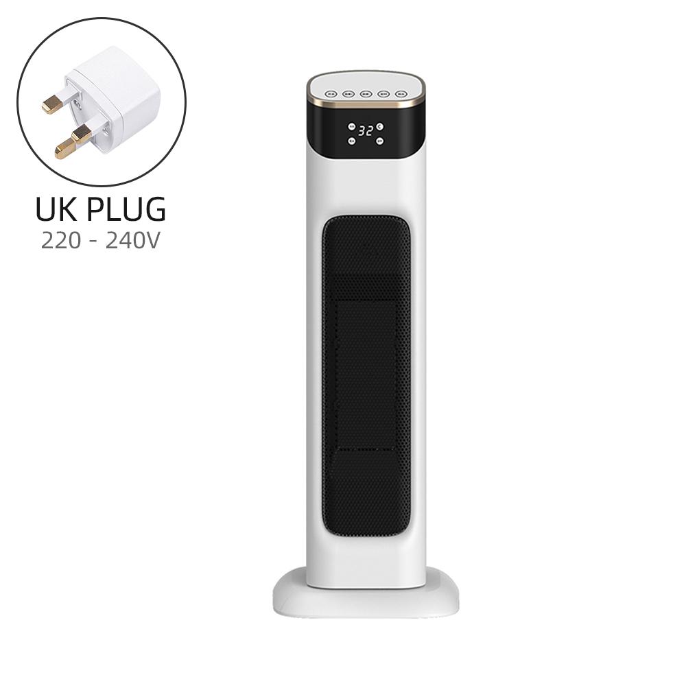 

Electric PTC Fan Heater Adjustable Temperature Remote Control Timing Energy Saving Power Saving Bathroom Living Room Warmer