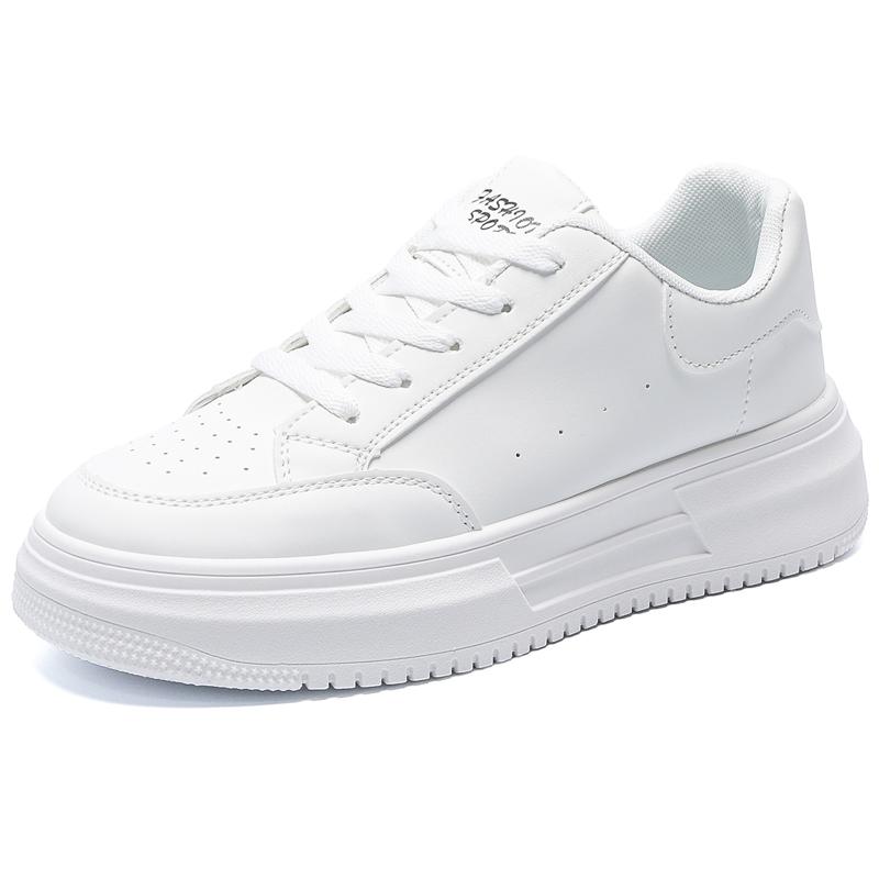 Fashion White Men Casual Shoes Outdoor Breathable Lightweight Running Shoes Platform Comfortable Sport Sneakers  Tennis Shoes