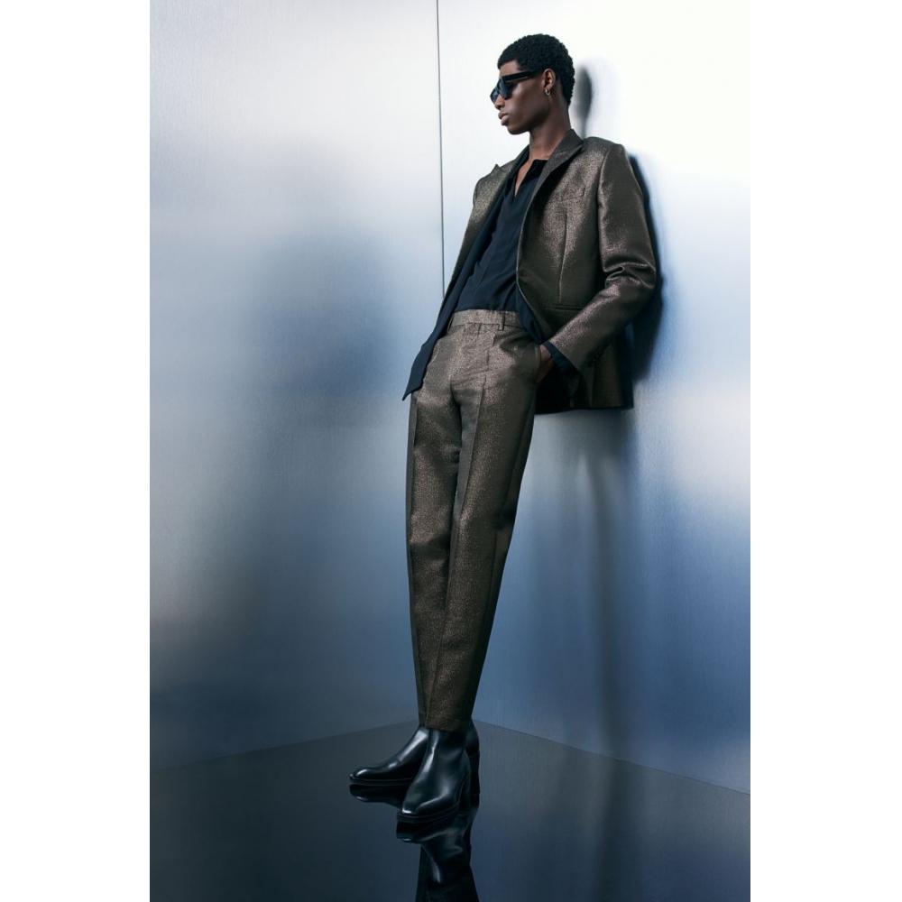 

Брюки HM ShiMMering Suit Slim Fit, черные 42