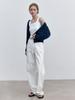 Eoseuakaibeu Us305 Low-Rise Wide Jeans (Ivory)