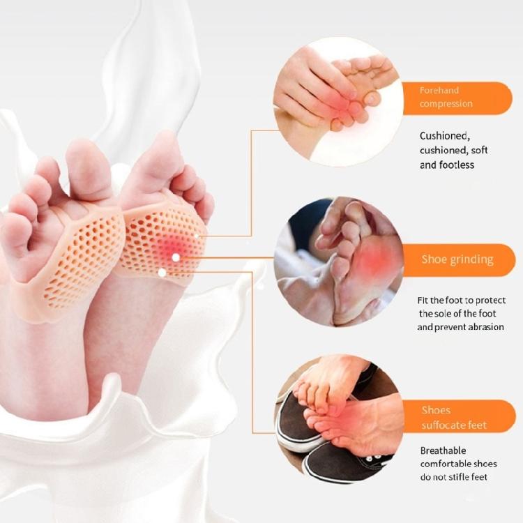 2Pcs Forefoot Pads High Heels Inserts for Women Silicone Metatarsal Pads Reusable Balls of Foot Cushions Shoes Pads