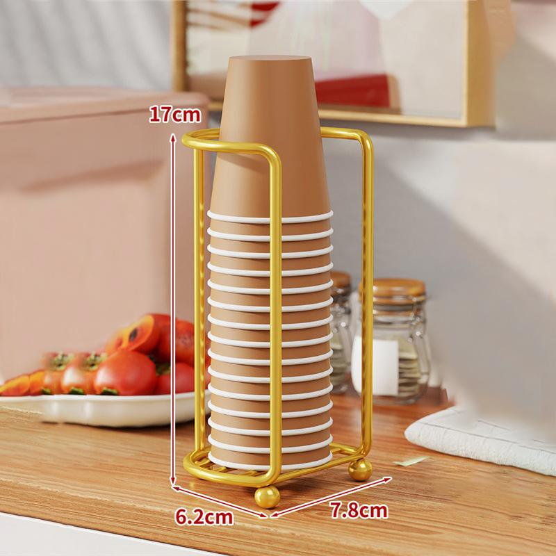 Kitchen Paper Cup Holder Disposables Cups Pickerbar Milk Tea Coffee Shop Disposable Cup Holder Storage Rack Organizier