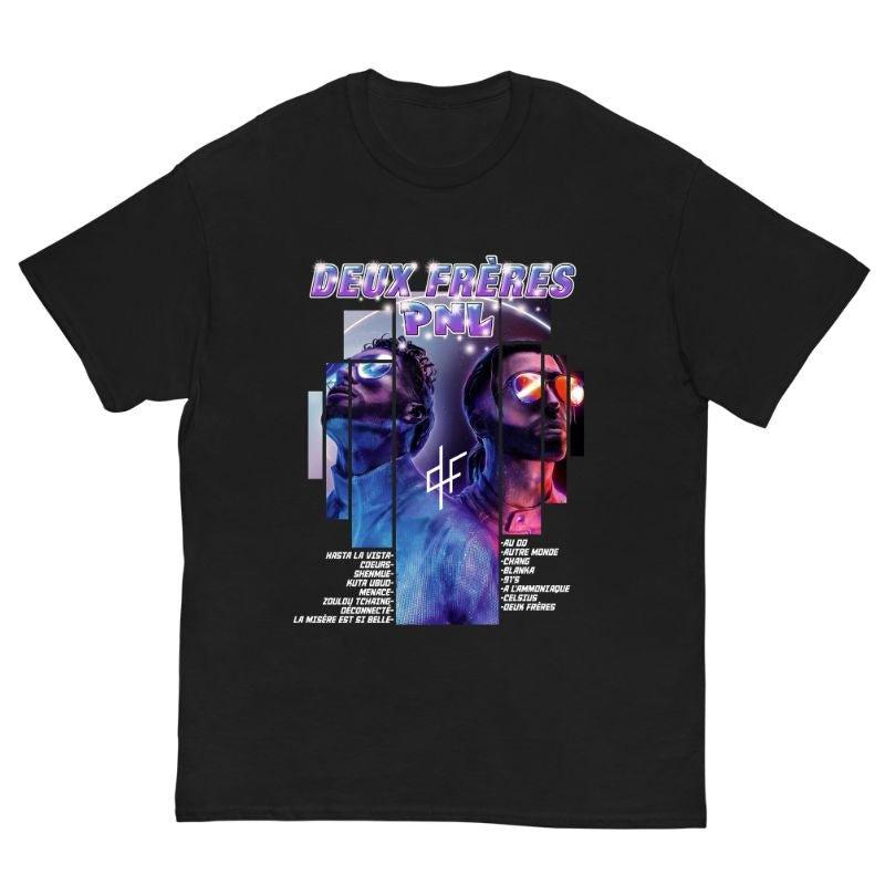 French Rapper Dans T-shirt Men's Women's Summer Cotton Y2K Clothing Breathable Short Sleeve Top