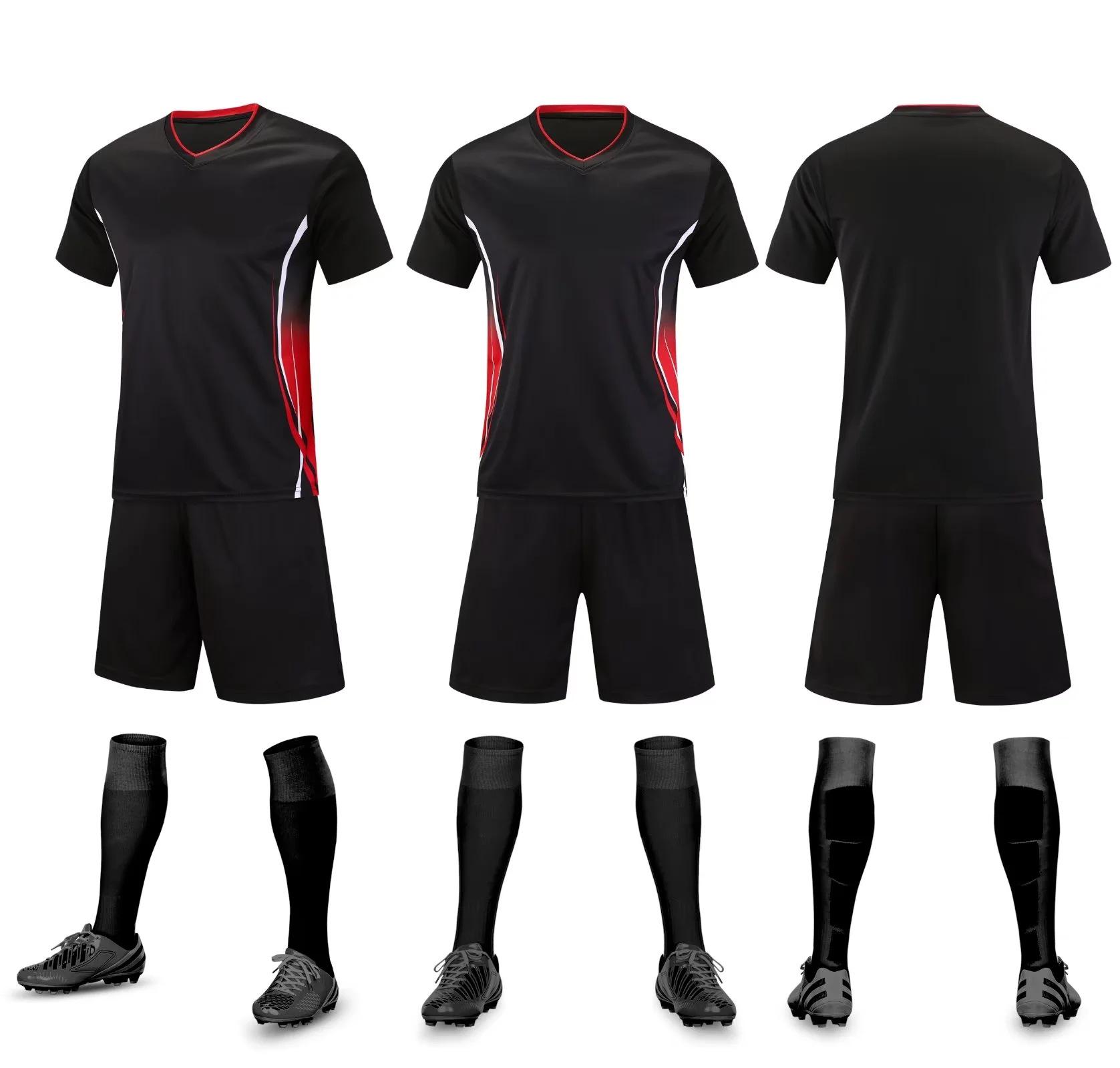 

Мужская и детская летняя футбольная тренировочная форма — дышащие спортивные костюмы с короткими рукавами S