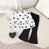 Kids Casual Long-Sleeve Set, Comfortable Daily Wear Outfits