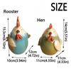Chicken Shaped Piggy Coin Bank Creative Cute Money Box Unique Ceramic Piggy Bank  Home Decoration