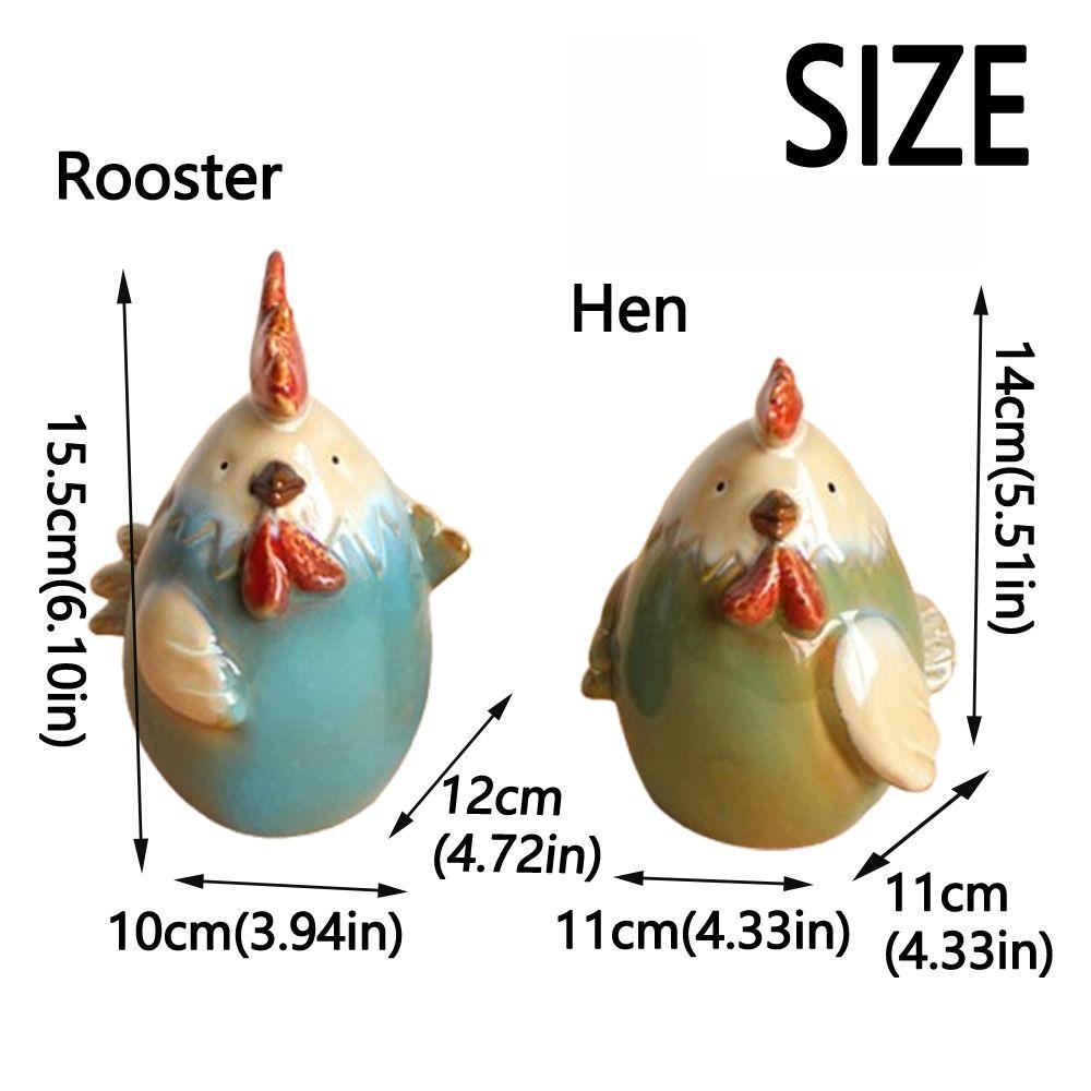 Chicken Shaped Piggy Coin Bank Creative Cute Money Box Unique Ceramic Piggy Bank  Home Decoration