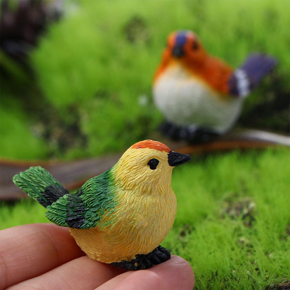Birds Bonsai Ornaments Dollhouse Miniature Figurines Micro Landscape Fairy Garden Decor Home Decor
