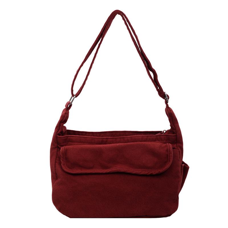 

Fashi Shoulder Bags for Men Women Fashiable and Versatile Crossbody Messenger Bag Simple and Casual Canvas Phe Bag