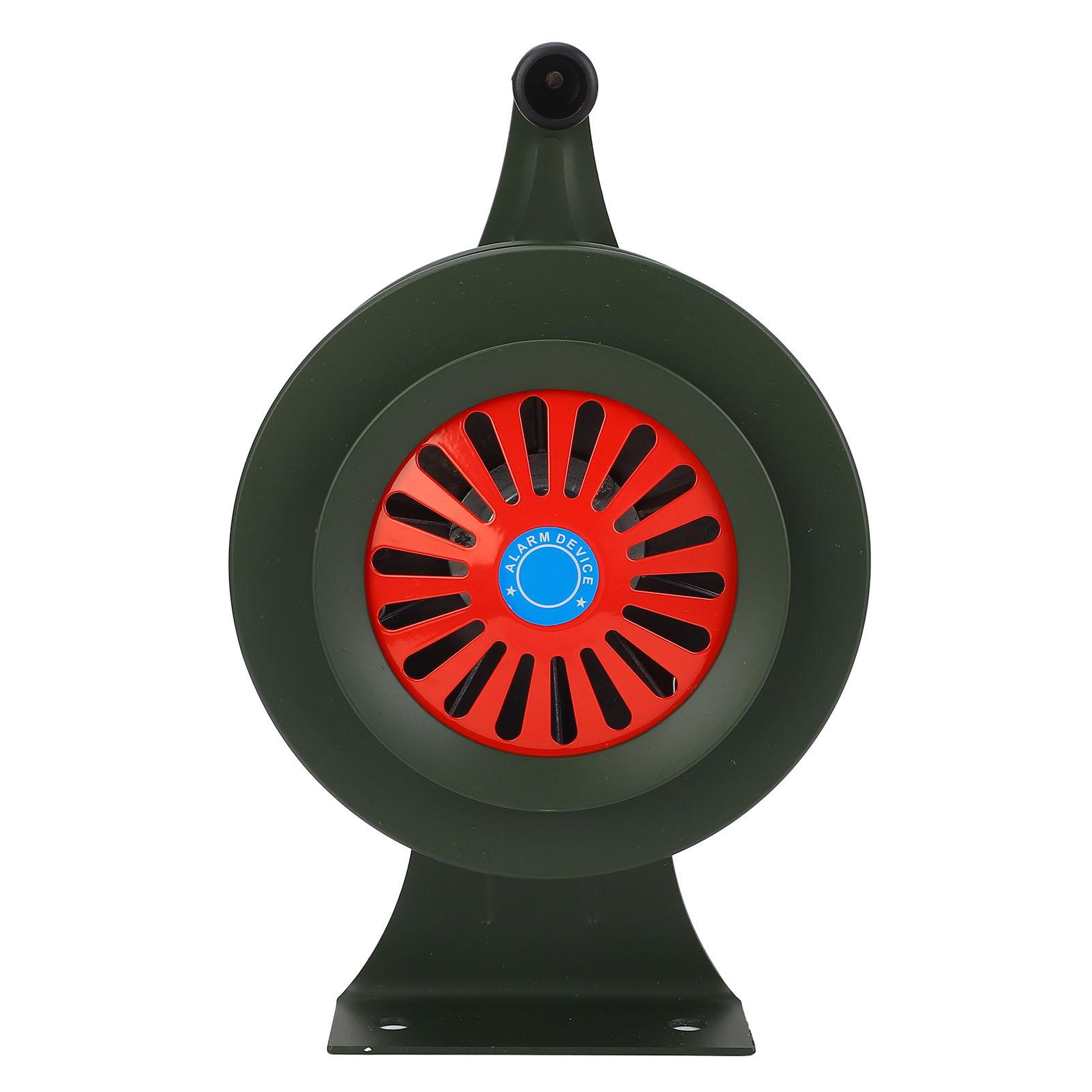 

Сирена с ручным приводом Алюминиевый сплав 120 дБ Громкая Сирена Безопасности для Чрезвычайных Ситуаций с Ручным Управлением и Регулируемой Громкостью