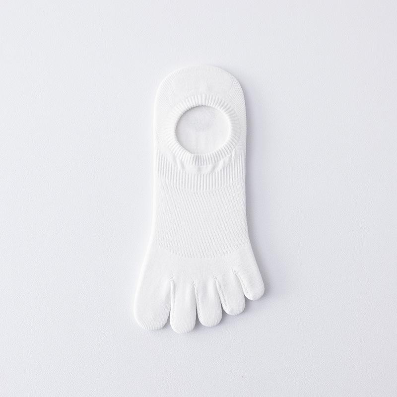 Five-finger Socks for Women, Summer Thin Cotton Socks, Mesh Breathable, Shallow-mouthed Short Socks, Toe Split Sports Boat Socks