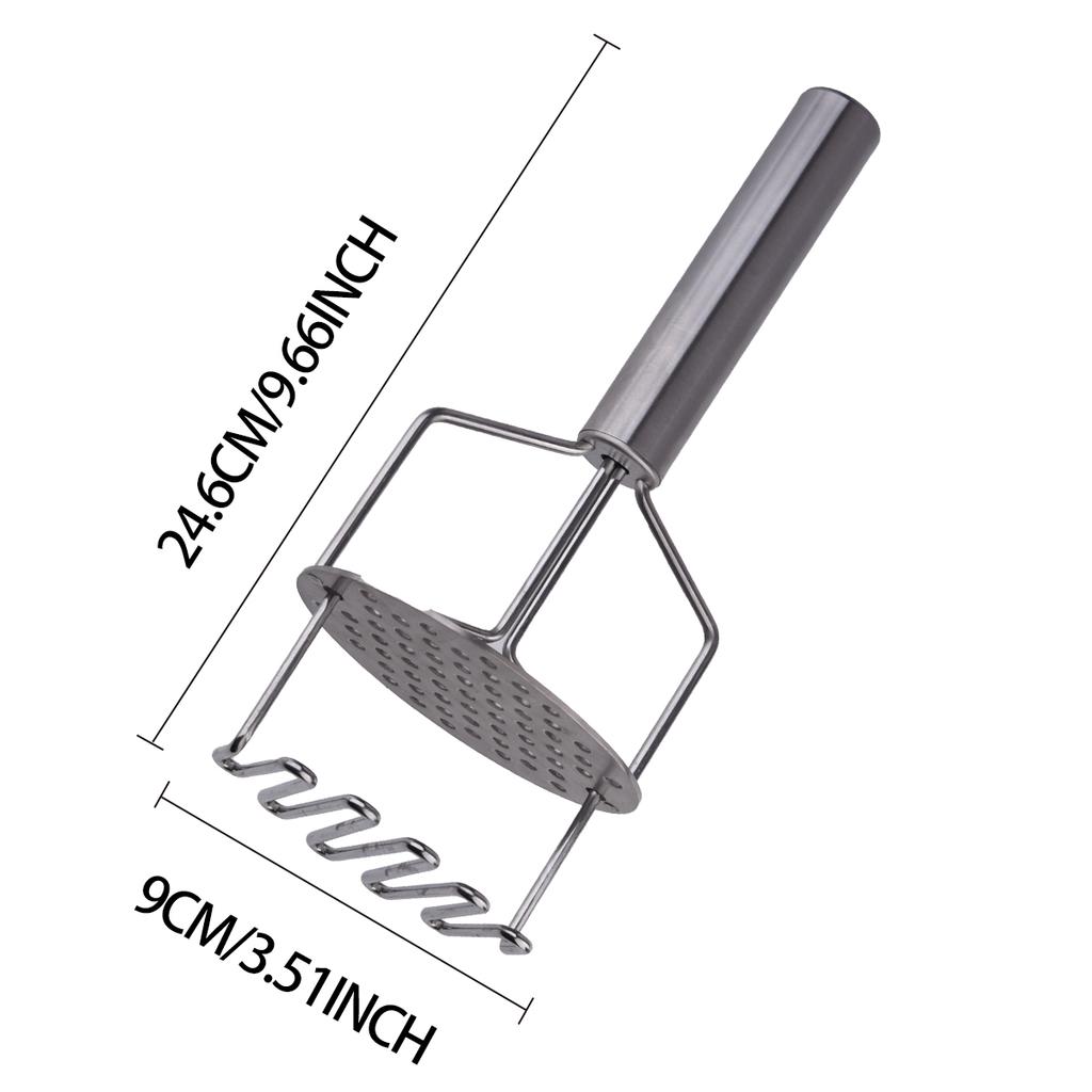 1pc Professional Stainless Steel Manual Potato Ricer Garlic Masher Creative Potatoes Pumpkin Sweet Potato Masher Kitchen Gadgets