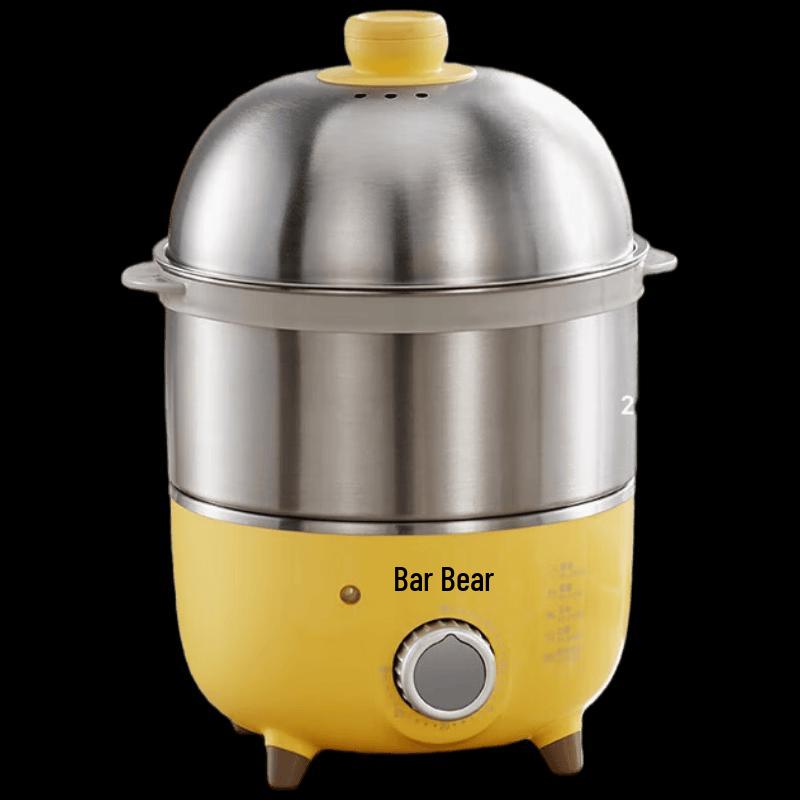 Bear Automatic Double-Layer Stainless Steel Egg Cooker CN plug (adapter included)