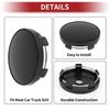 ACROPIX 60mm 2.36" Black Universal Car Wheel Hub Center Cap Wheel Hub Cap Cover Protector for SUV Truck 1pcs