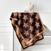 Stars Leopard Print Scarf Women's Style Imitation Cashmere Long Scarf Thickened Warm Shawl Cape
