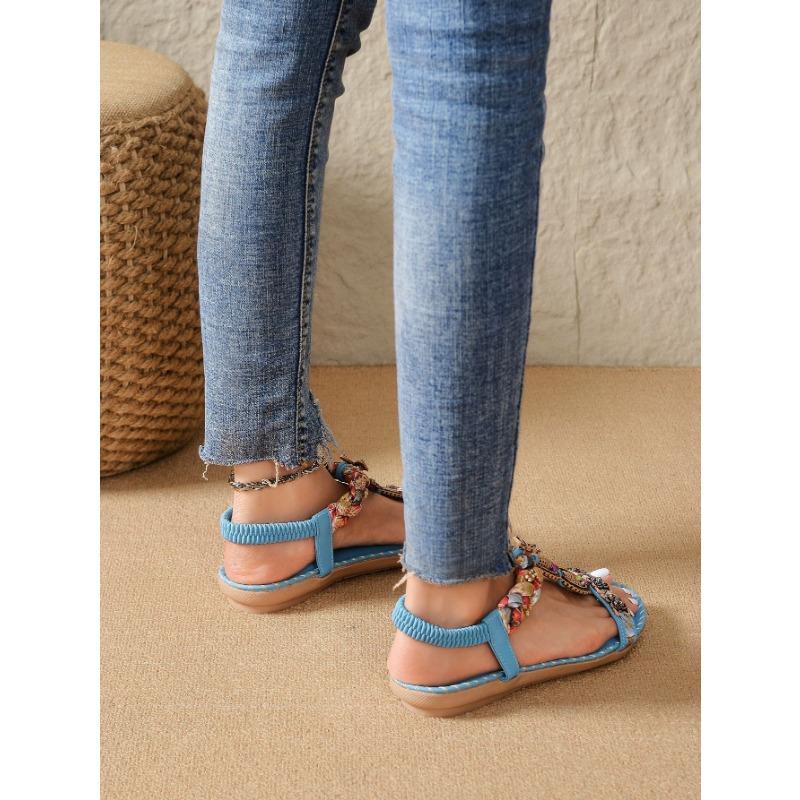Women's Low Top Open Toe Sandals Student Women's Summer Simple Beach Shoes